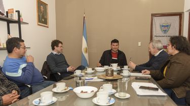 Reunión. Los legisladores nacionales con referentes de Andalgalá