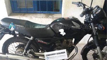 Secuestraron una moto