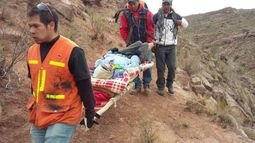 Bomberos de Tinogasta rescataron a una mujer invidente