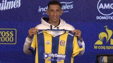 emotiva presentacion de di maria: lo que le falta a mi carrera es ser campeon en central