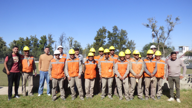 inauguracion de obras en el club tiro federal y gimnasia