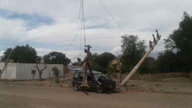 Iba a cubrir un partido y sufrió un grave accidente