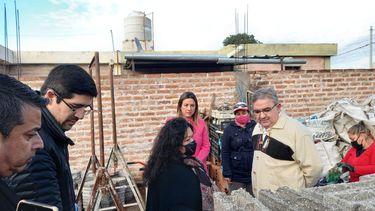 Visita. El gobernador en Valle Viejo