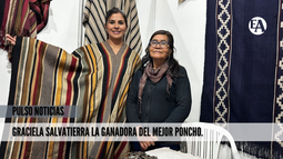 Graciela Salvatierra la ganadora del mejor poncho