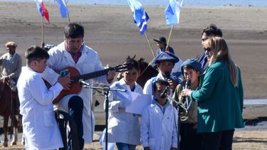 Lealtad a la bandera en Ancasti.
