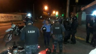 Persecución y arresto en el sector norte de la ciudad