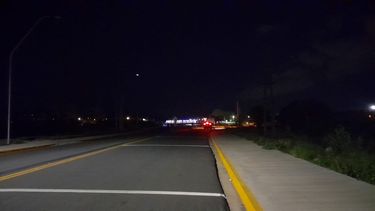 Costanera, a oscuras