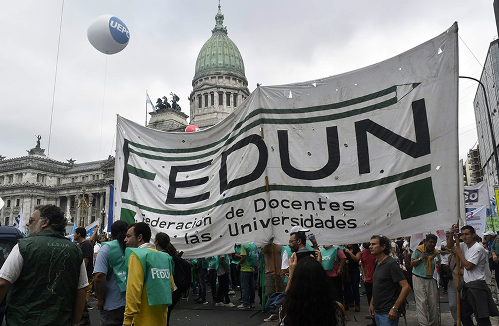 El gremio que representa a los docentes de las Universidades nacionales (FEDUN) presentó el Quinto Informe del Sistema Universitario.&nbsp;