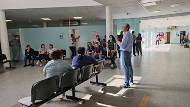 protesta en el hospital de villa dolores