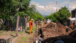 Avanzan con la segunda etapa de la obra de cloacas en Valle Viejo
