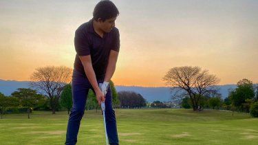 el andalgalense alejandro cabrera, con buen desempeno en el abierto de golf
