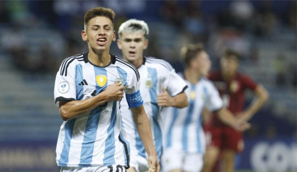 Argentina le ganó a Venezuela y empezó con el pie derecho el Sudamericano Sub-17