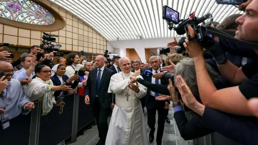 El papa León XIV pidió la liberación de todos los periodistas encarcelados por buscar la verdad