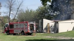 Un incendio en una empresa causó daños