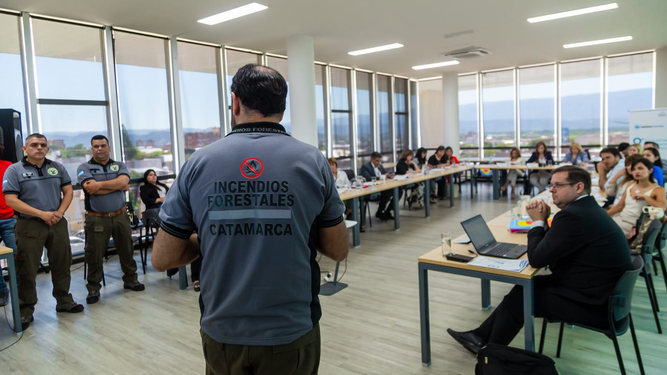 La Brigada de lucha contra incendios forestales presente en el Encuentro de Comisiones Federales