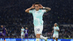 Lautaro Martínez, el héroe de la jornada en Italia. 