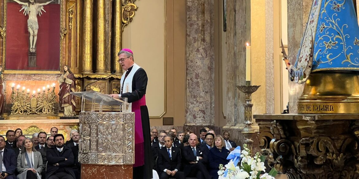 Fuerte reclamo de García Cuerva en el Tedeum: Nadie se salva solo Fuerte reclamo de García Cuerva en el Tedeum: Nadie se salva solo