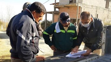 Luna celebró la obra de pavimentación entre Mutquín y Retiro de Colana