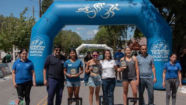 Vergara y Vilte marcaron el ritmo de la 5ta del triatlón