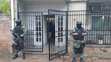 Operativo antidrogas en una vivienda de pleno centro
