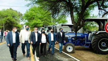 El Gobierno inauguró una serie de obras viales