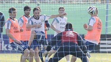 alejandro sabella paro el primer equipo de la preparacion sin sorpresas
