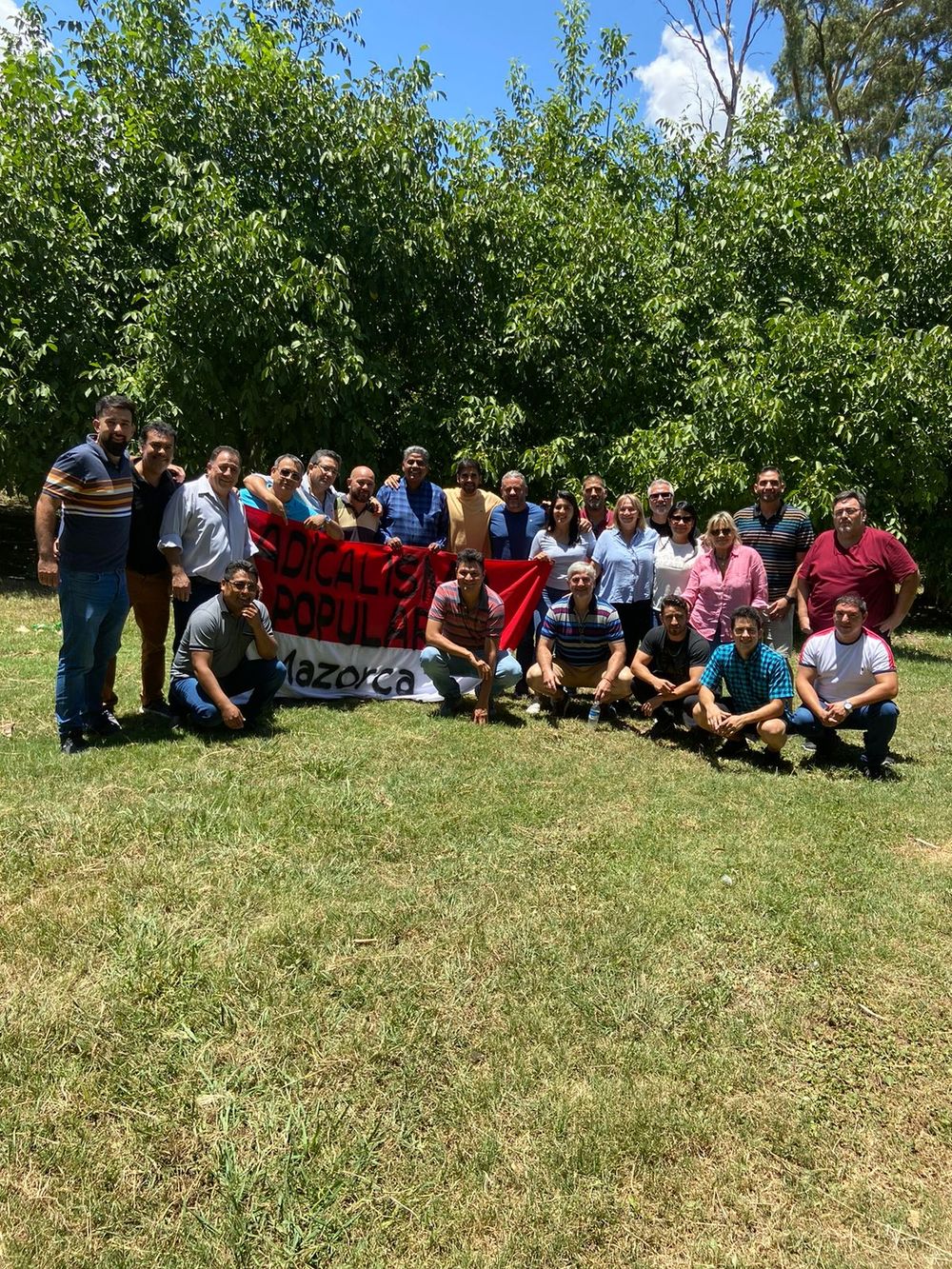 Encuentro. Los celestes se reunieron en Andalgalá el mes pasado.