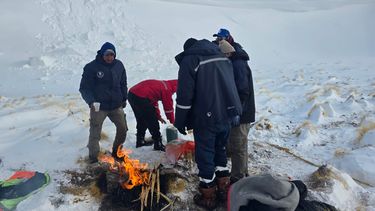 el intenso operativo permitio rescatar a las 23 personas varadas en la puna