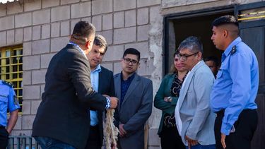 autoridades del ministerio de gobierno visitaron el servicio penitenciario