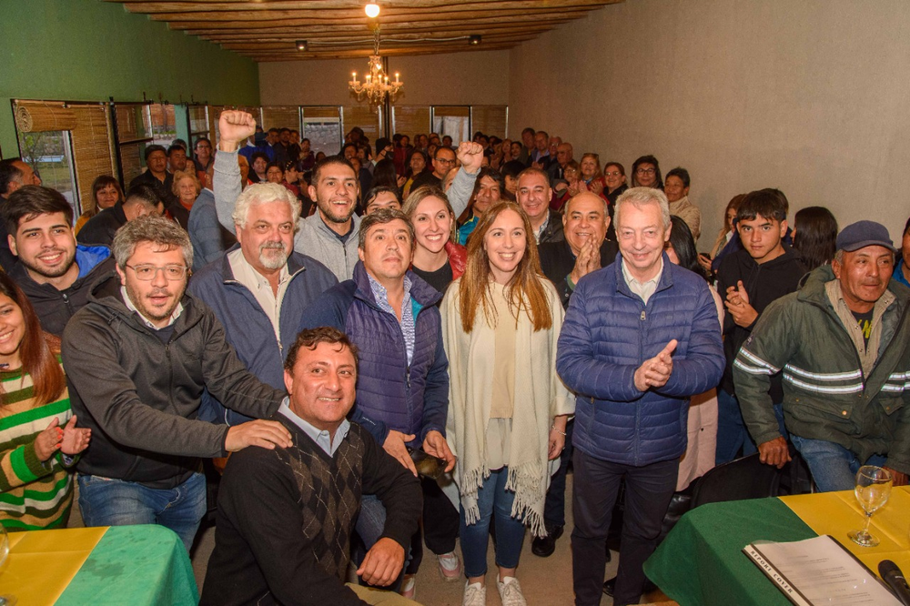 María Eugenia Vidal viajó al oeste provincial.