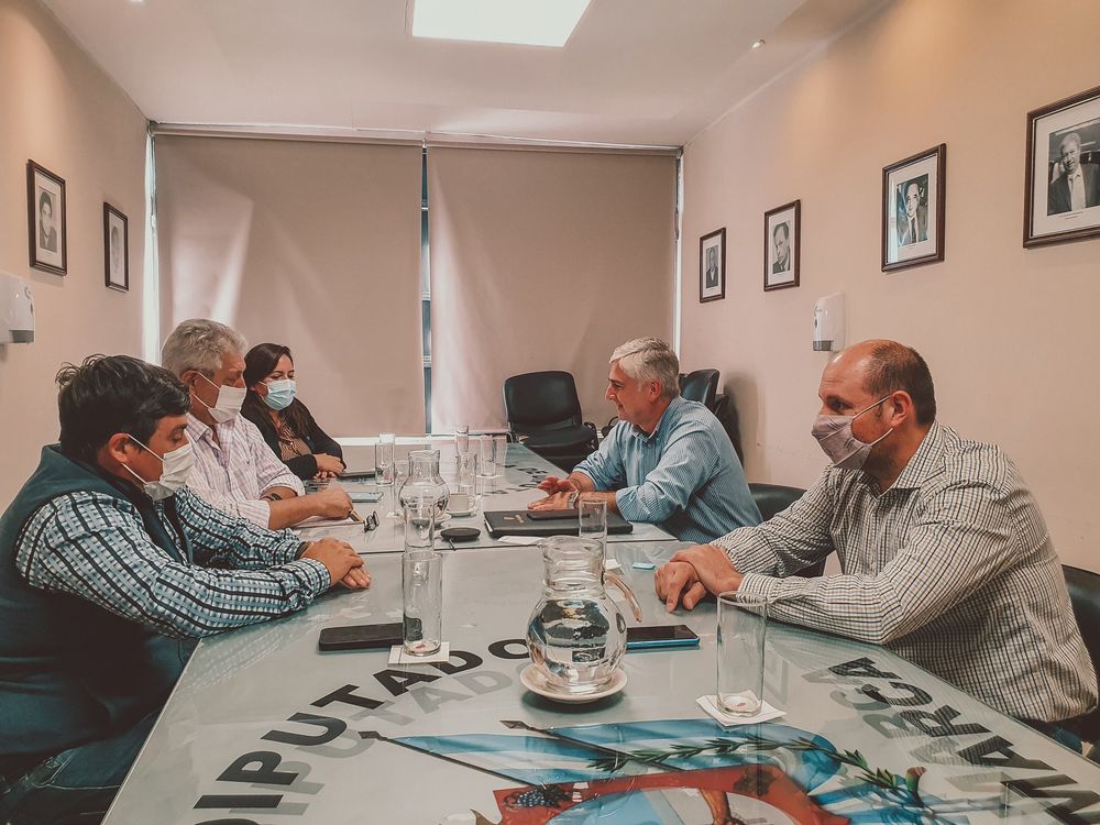 Diputados de JPC en la Comisión de Minería.