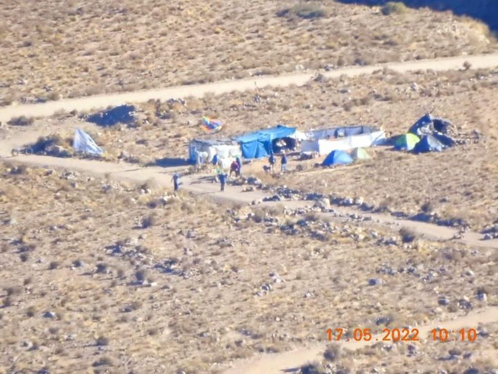 Acampe en Andalgalá.&nbsp;