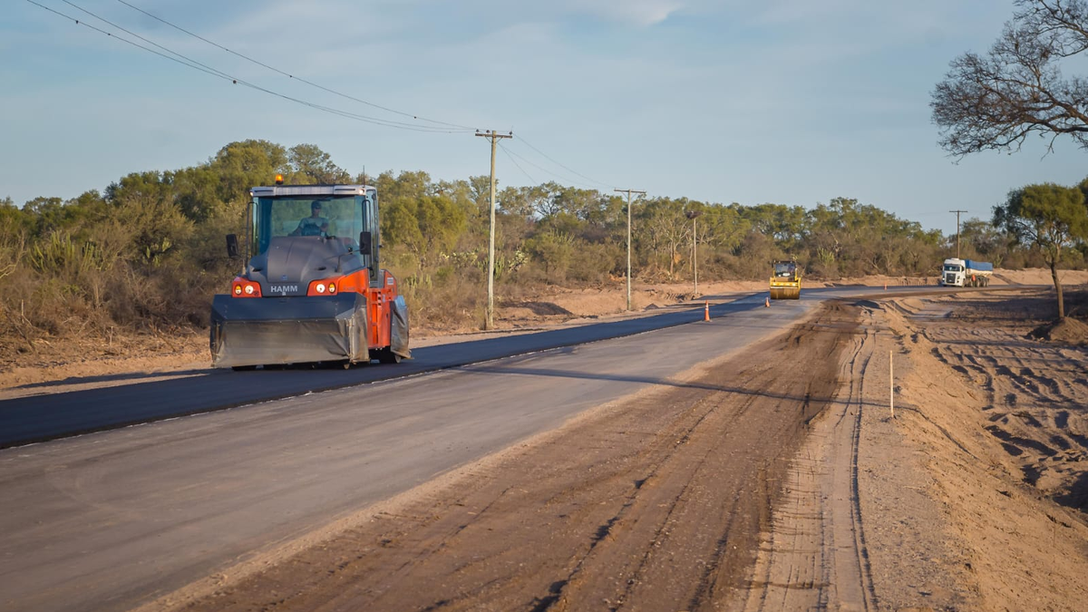 Vialidad Provincial avanzó más de un 70 en la obra de Ruta Provincial Nº 7