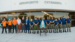 Partió el segundo grupo de brigadistas catamarqueños rumbo a la Patagonia Partió el segundo grupo de brigadistas catamarqueños rumbo a la Patagonia