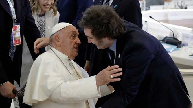 El papa Francisco y una relación zigzagueante con Javier Milei