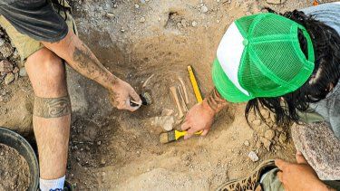 rescatan restos arqueologicos de un infante precolombino en andalgala