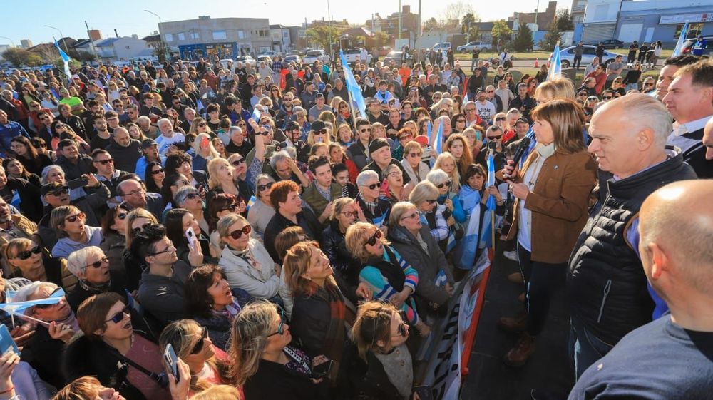 Campaña. Bullrich dijo que las elecciones de octubre son la batalla final contra el kirchnerismo.