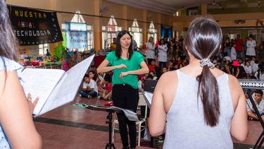 Concierto en la Escuela San Jorge. 