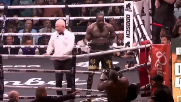 insolito momento en el ring: deontay wilder noqueo a chisora tras decirle te amo