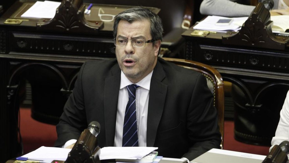 Germán Martínez, presidente del bloque de diputados de UxP. 