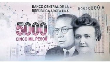El billete de 5000 ya tiene diseño y se encuentra en producción