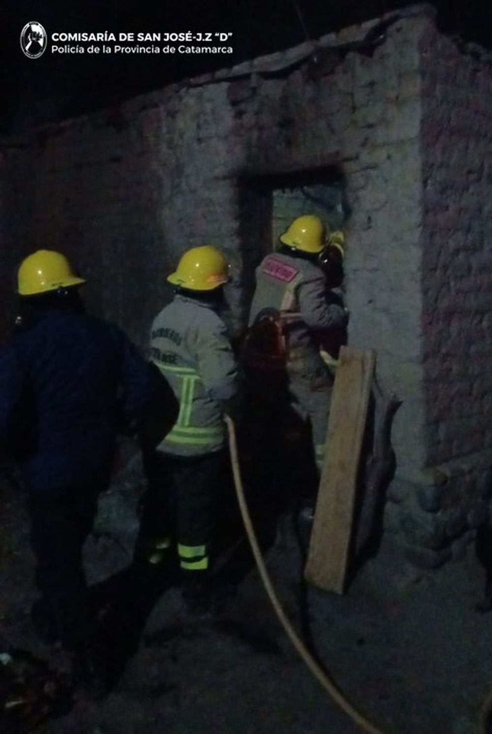 Se produjo un incendio en una vivienda de Santa María