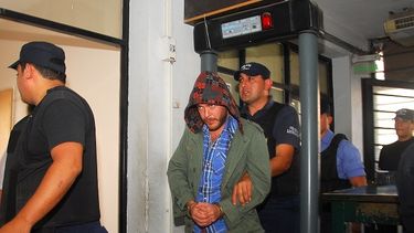 Bajo un fuerte operativo de seguridad, Vuirli Saragusti fue indagado