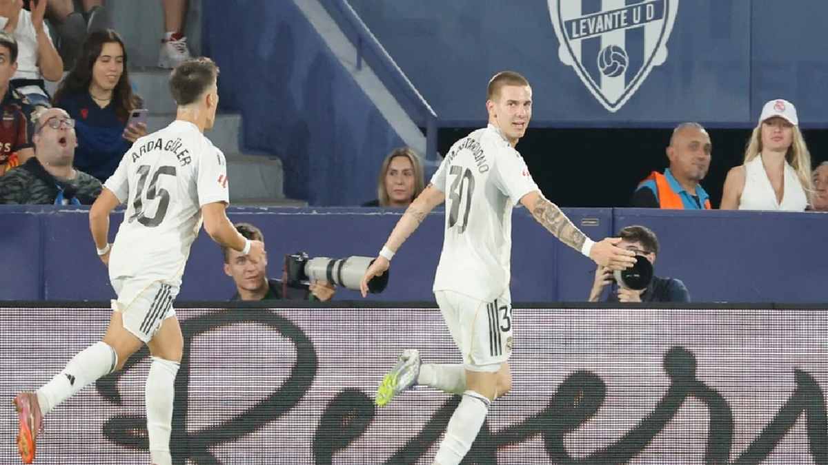 Con un golazo, Franco Mastantuono anotó por primera vez en el Real Madrid