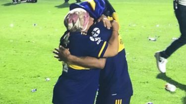la emocion de la tota salvio: ya vi campeon a mi hijo ahora que pase lo que tenga que pasar