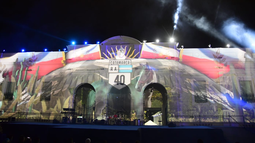 Mapping y acrobacias, la impresionante presentación del Tour Internacional de Ciclismo