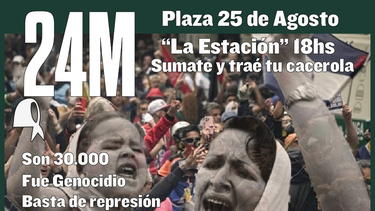 Ex presos políticos, jubilados, organizaciones sociales y políticas de Catamarca marchan el 24 de marzo