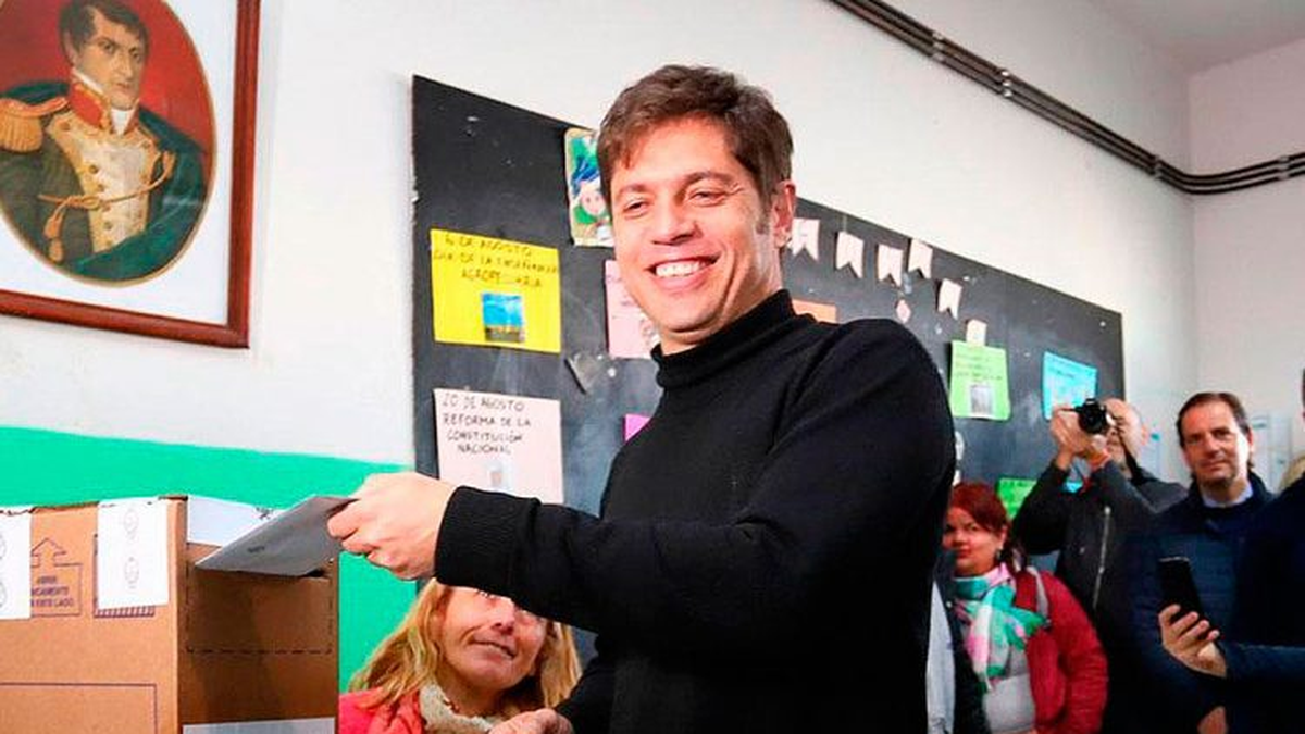 Kicillof es el candidato más votado en la provincia de Buenos Aires