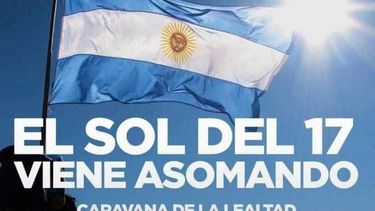 Convocan a una caravana por el Día de la Lealtad