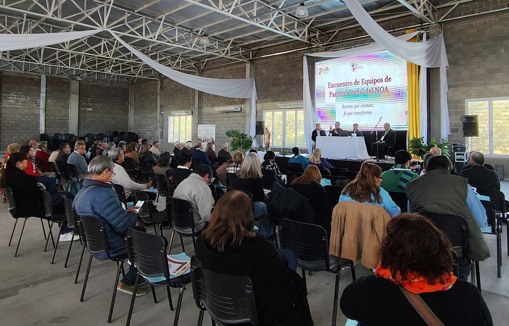 Representantes. Participaron del Encuentro Regional de la Pastoral Social en Catamarca.
